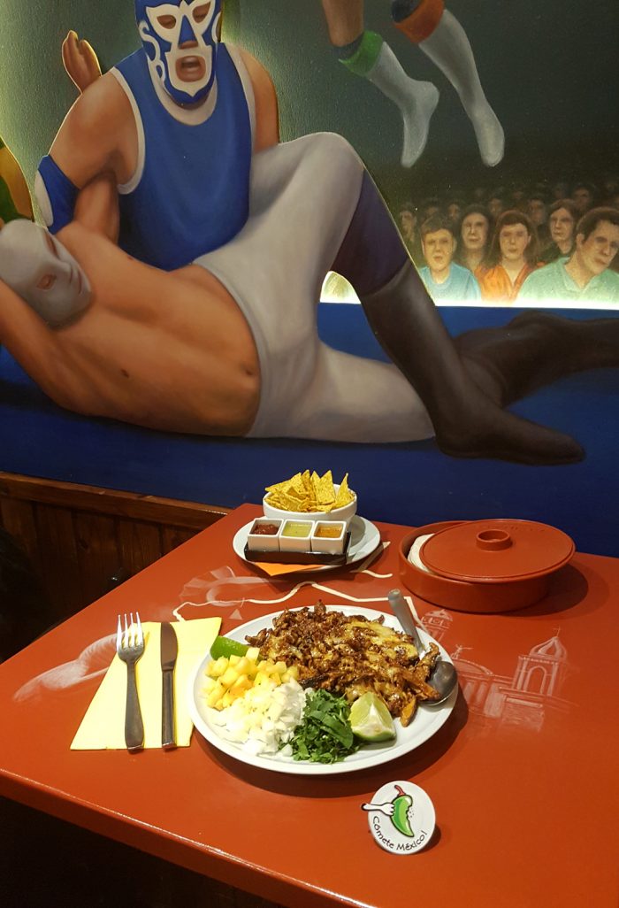 Tacos al Pastor con Queso