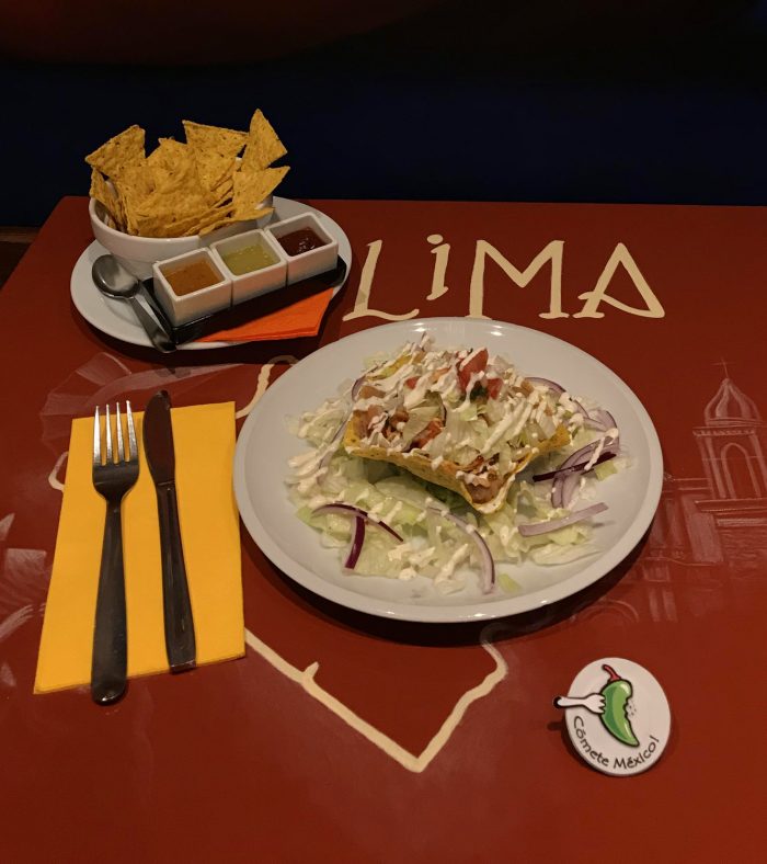 Tostada de tinga